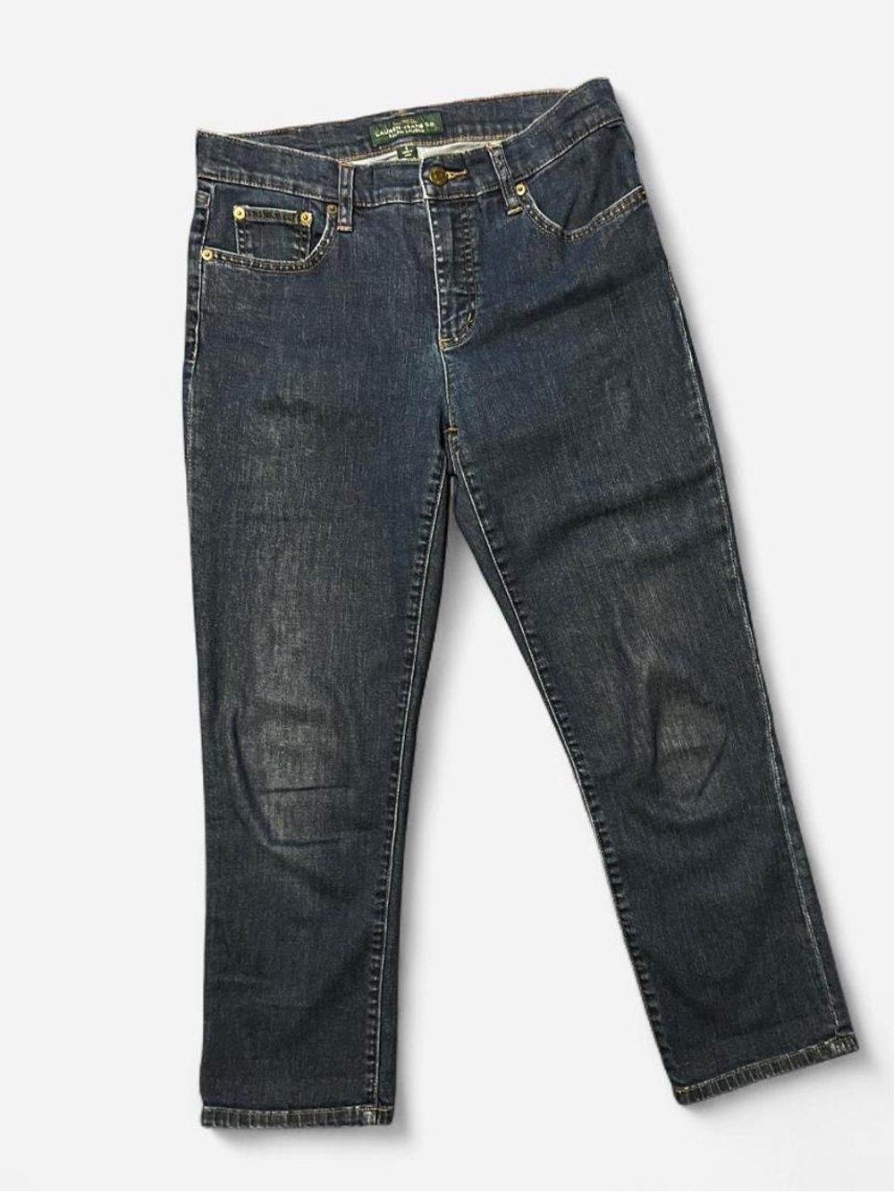 Ralph Lauren Men's Straight Dark Blue Denim Jeans